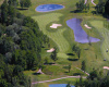 golf course, aerial view